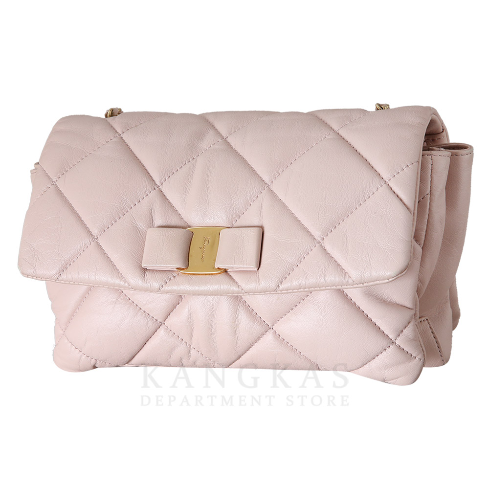FERRAGAMO(USED)페레가모 21E767 바라리본 체인 숄더백